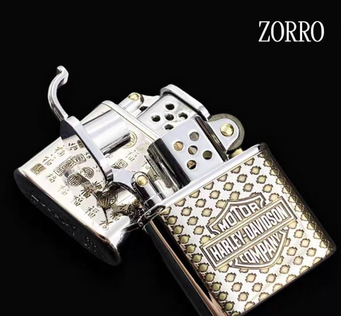 Бензинова запальничка ZORRO в стилі HARLEY-DAVIDSON