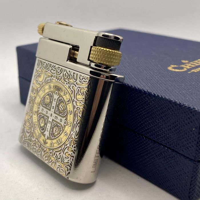 Запальничка Бензинова Chief з Хрестом Святого Бенедикта