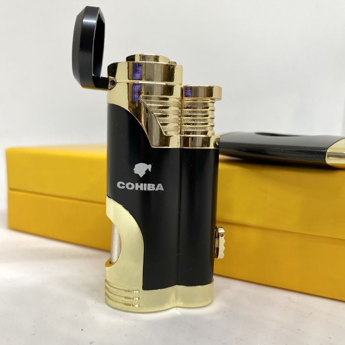 Турбо-запальничка Cohiba та гільйотина у наборі