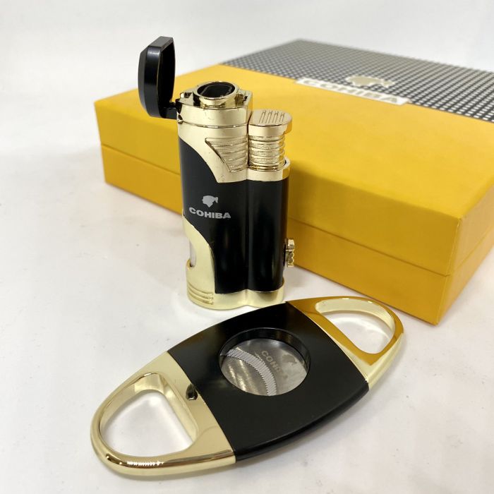 Турбо-запальничка Cohiba та гільйотина у наборі