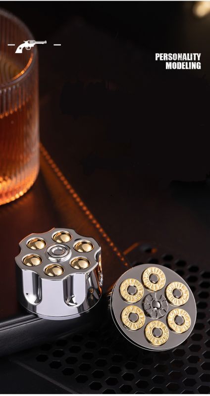 Газова запальничка Koji "Барабан Револьвера" колір Графіт