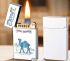 Бензинова запальничка Koji "Camel Edition" — Срібна класика з перламутром