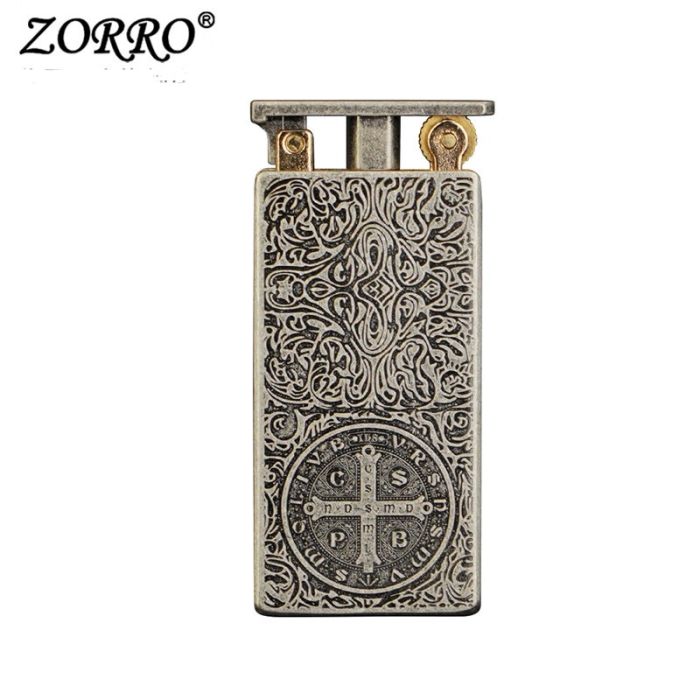 Бензинова запальничка  Zorro 753 «Медальйон Святого Бенедикта"