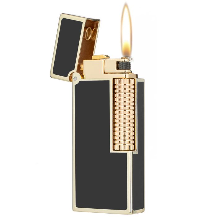 Бензинова запальничка Zorro 728 — Класика у стилі "Old Money" золотисто-чорна