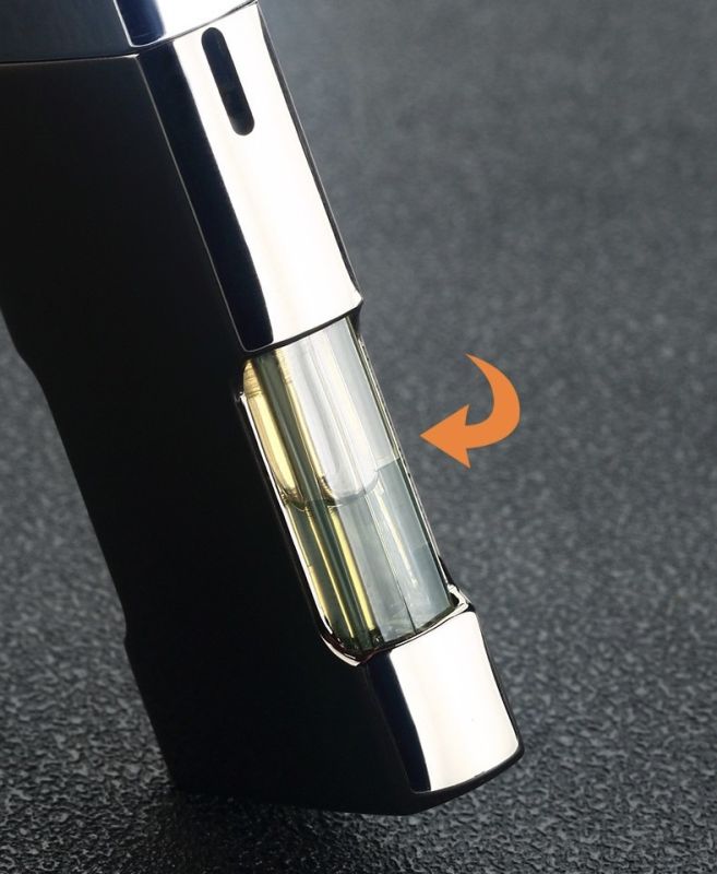 Турбо-запальничка Premium Gradient матово-чорного кольору