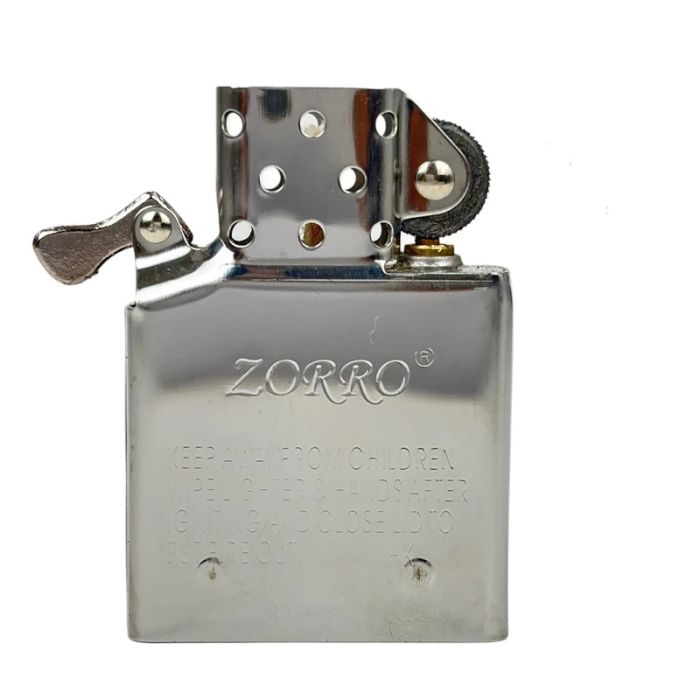 Бензинова запальничка Zorro «Piano Limited Edition» — Срібляста Матова