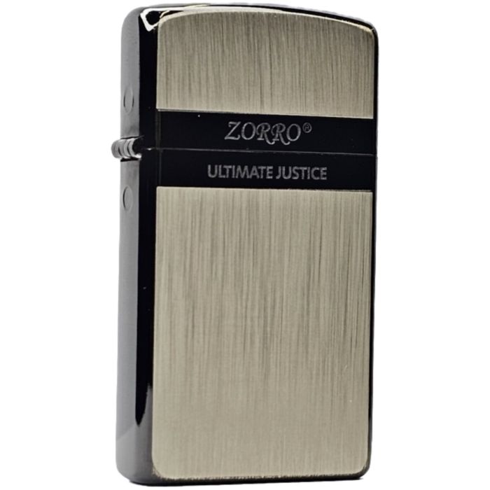 Бензинова запальничка Zorro "Ultimate Justice"(Найвище правосуддя) Комбінований хром