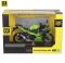 Масштабна модель Kawasaki Ninja 400 (2023) Green 1:12 CCA Licensed Diecast Model