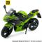 Масштабна модель Kawasaki Ninja 400 (2023) Green 1:12 CCA Licensed Diecast Model