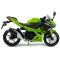 Масштабна модель Kawasaki Ninja 400 (2023) Green 1:12 CCA Licensed Diecast Model