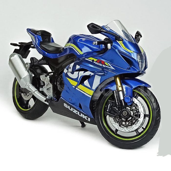 Колекційна масштабна модель мотоцикла Suzuki GSX-R1000 (1:12) — Синій металік