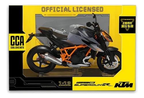 Масштабна модель мотоцикла KTM 1290 Super Duke R (1:12) помаранчеві вставки
