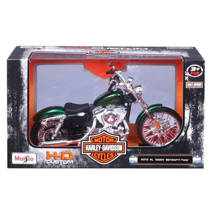 Колекційна модель мотоцикла Maisto Harley-Davidson 2013 XL 1200V Seventy-Two (1:12)