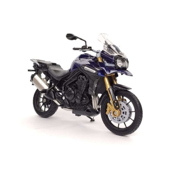 Масштабна модель мотоцикла Triumph Tiger Explorer — Welly (1:18)