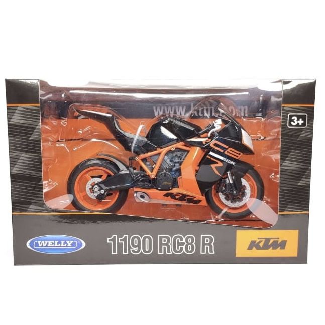 Колекційна масштабна модель мотоцикла KTM RC8 1190 R (Масштаб 1:10)
