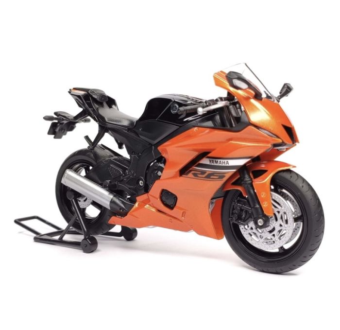 Колекційна модель мотоцикла Yamaha YZF-R6 (Scale 1:12) — Помаранчевий металік