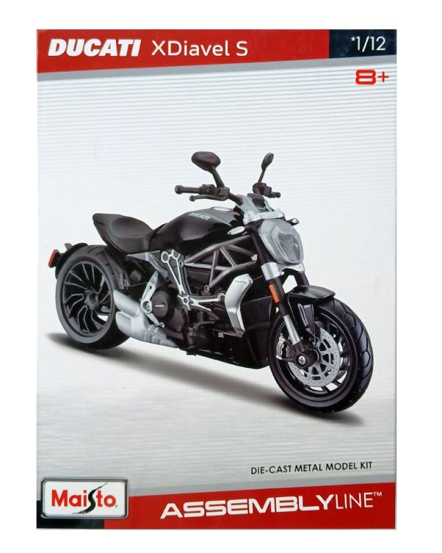 Збірна металева модель мотоцикла Maisto Ducati XDiavel S, масштаб 1:12, серія Assembly Line
