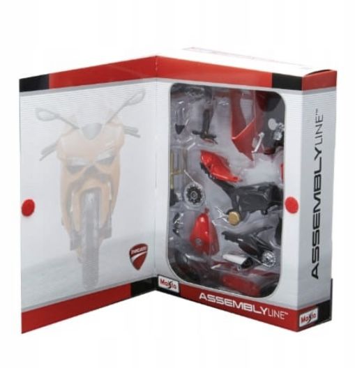 Збірна модель мотоцикла Maisto Ducati 1199 Panigale (масштаб 1:12) — Серія Assembly Linе