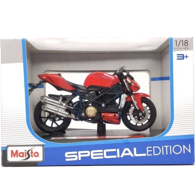 Масштабна модель мотоцикла Ducati Streetfighter S (2010) — Maisto 1:18