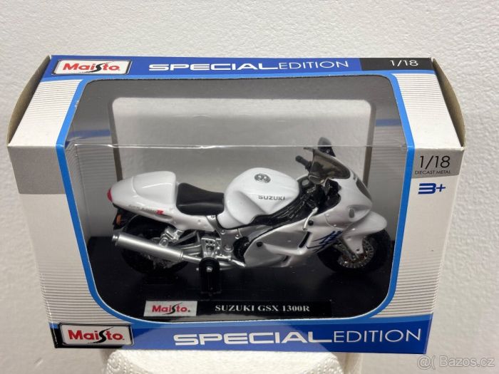 Масштабна модель мотоцикла Suzuki GSX 1300R Hayabusa (1:18) від Maistо
