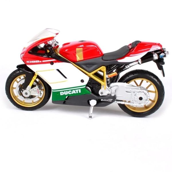 Колекційна модель мотоцикла Maisto Ducati 1098 S Tricolore (1:18)