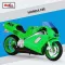 Колекційна модель мотоцикла Honda NR (Scale 1:18) від Maisto неоново зелений