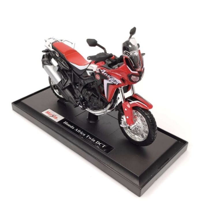 Колекційна модель мотоцикла Honda CRF1000L Africa Twin DCT (Maisto, 1:18) чорно-біла