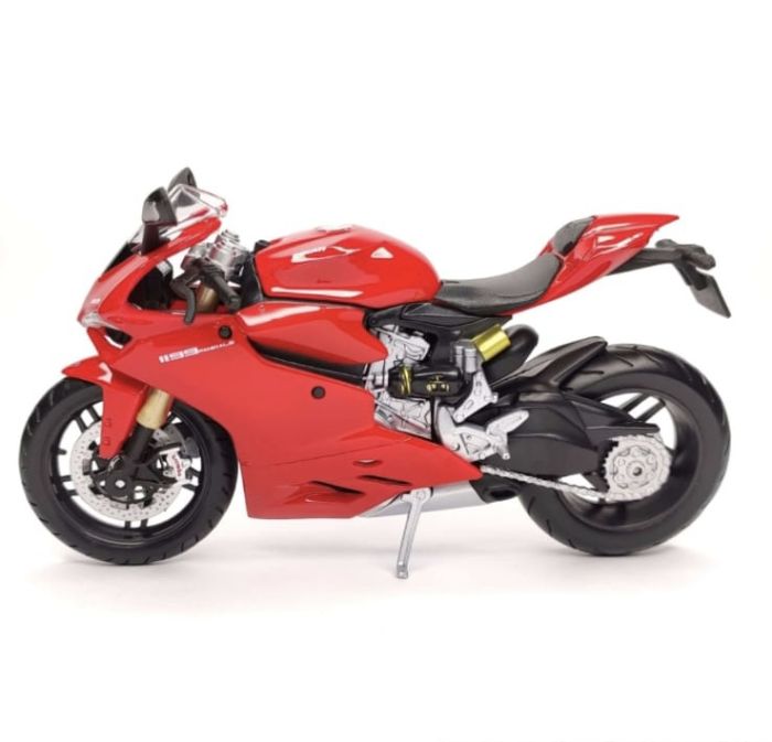 Колекційна модель мотоцикла Ducati 1199 Panigale — Масштаб 1:18 (Maisto) червона