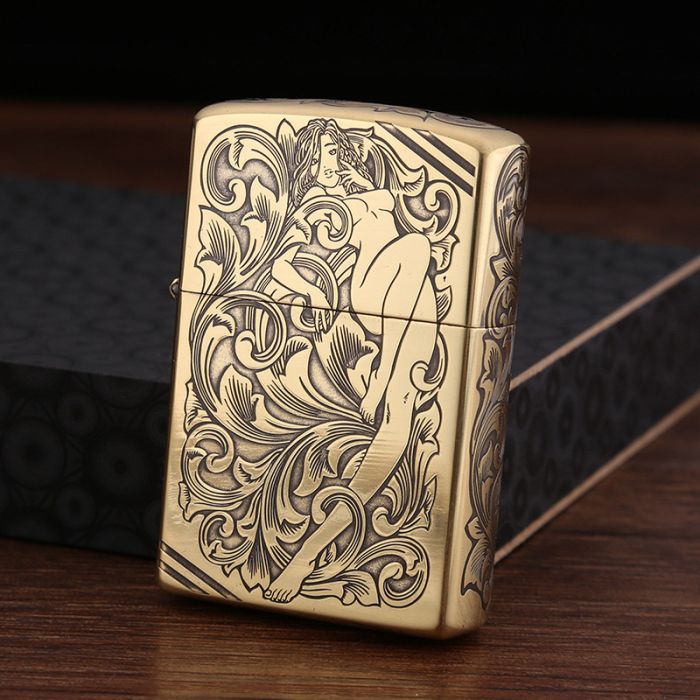 Бензинова запальничка Chief "Lady Art" Жіночий силует