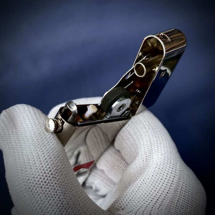 Напівавтоматична бензинова запальничка Zorro «Marlboro Edition» (Chrome)