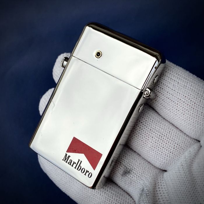 Напівавтоматична бензинова запальничка Zorro «Marlboro Edition» (Chrome)