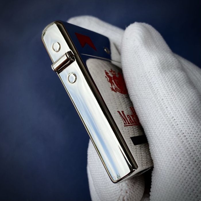 Напівавтоматична бензинова запальничка Zorro «Marlboro Edition» (Chrome)