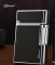 Елітна газова запальничка Derui R-09 Classic Black & Silver з фірмовим кліком