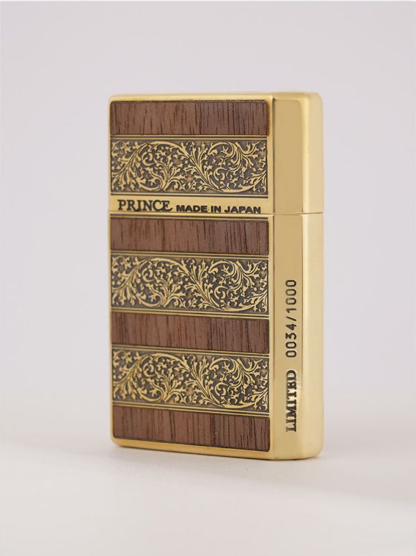 Бензинова запальничка Prince — Limited Edition (Japan) Gold