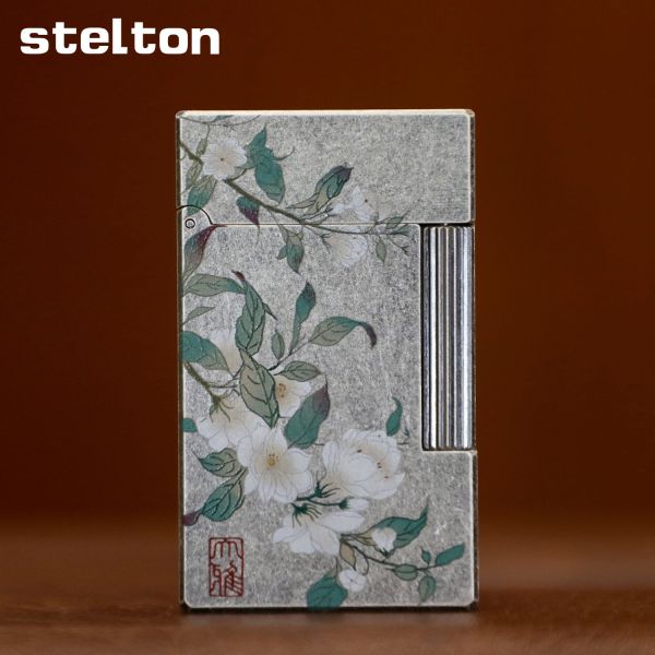 Газова запальничка Stelton "Antique Blossom" Білі Квіти