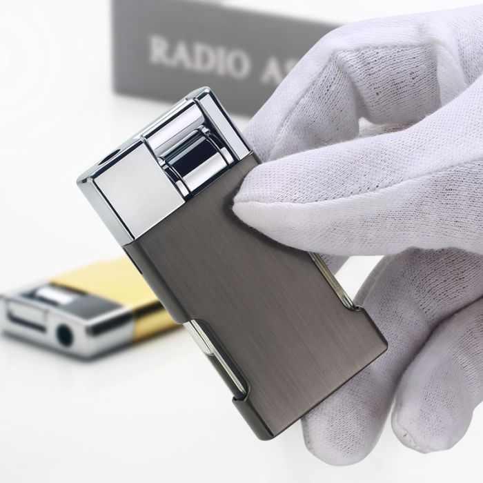 Турбо-запальничка Premium Gradient матово-чорного кольору