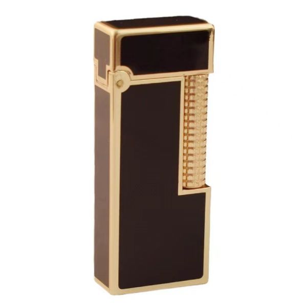 Бензинова запальничка Zorro 728 — Класика у стилі "Old Money" золотисто-чорна