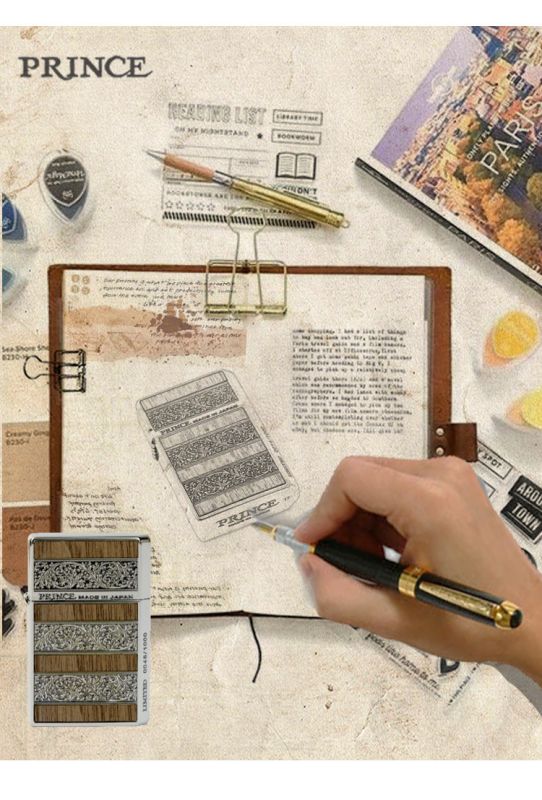 Бензинова запальничка Prince — Limited Edition (Japan) Gold