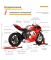 Мотоцикл металевий колекційний Ducati V4 SP2 з димом, світлом та звуком (Масштаб 1:6, 41 см)