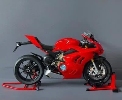 Ексклюзивний подарунковий супербайк Ducati V4 S у масштабі 1:6 — Світло, Звук та Дим