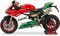 Колекційна масштабна модель спортивного мотоцикла(дизайн за мотивами Ducati Panigale1299)масш.1:9 з ефектом диму та підсвічуванням