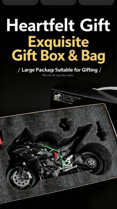 Преміальна колекційна модель мотоцикла Kawasaki Ninja H2R (Масштаб 1:6)з реалістичним звуковим, світловим і паровим спецефектами