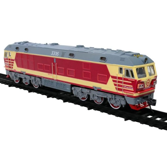 Великий ігровий залізничний конструктор FENFA "Train Familial" 9.4 м (2 локомотиви, 7 вагонів, станція, акумулятори + ЗП)