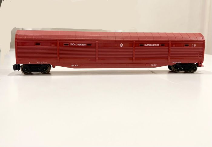 Модульна дитяча залізниця FENFA Dongfeng 4B «Інженерний експрес» (7.5 м колії, акумулятори, 6 вагонів, спецтехніка)