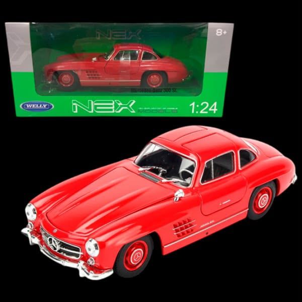 Легендарний спорткар авто Mercedes-Benz 300 SL 1954 (Масштаб 1:24) Welly NEX Models