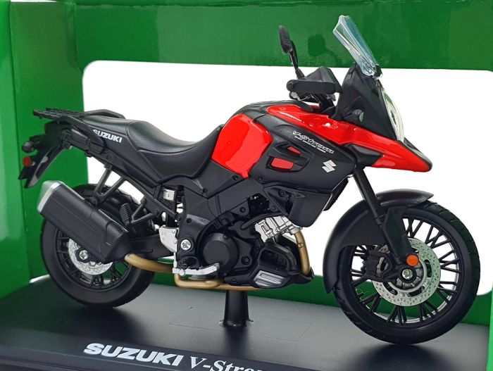 Колекційна автомодель мотоцикла Suzuki V-Strom 1000 від Maisto (масштаб 1:12)