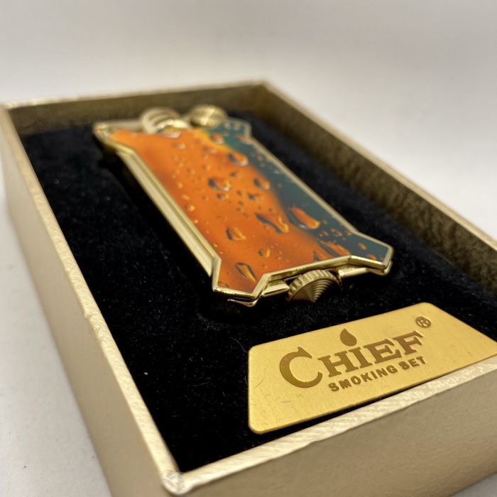 Бензинова запальничка Chief "Бурштинова Роса"