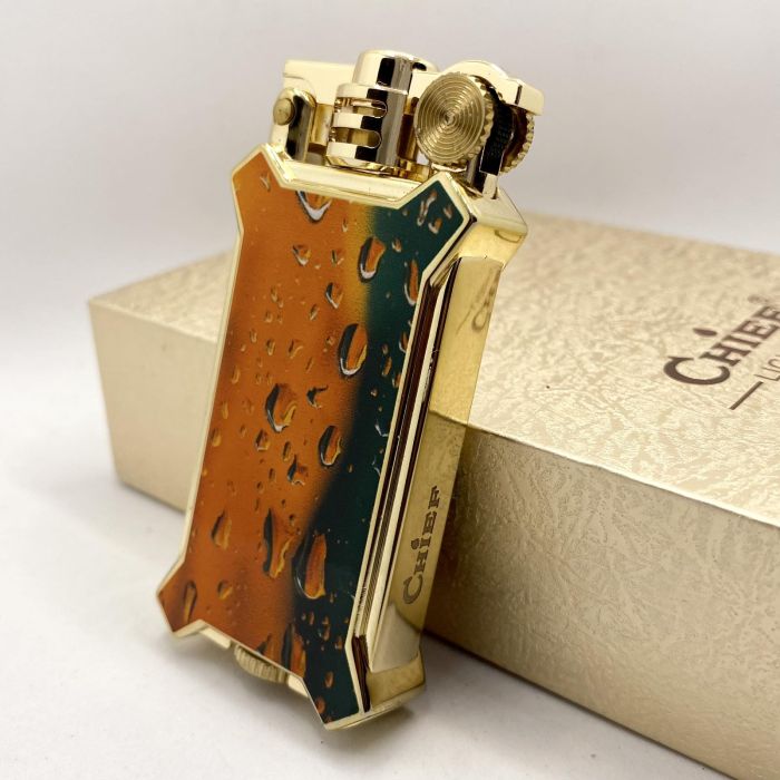 Бензинова запальничка Chief "Бурштинова Роса"