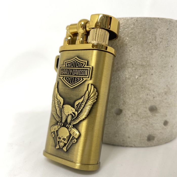 Газова запальничка Koji Harley Davidson золотиста