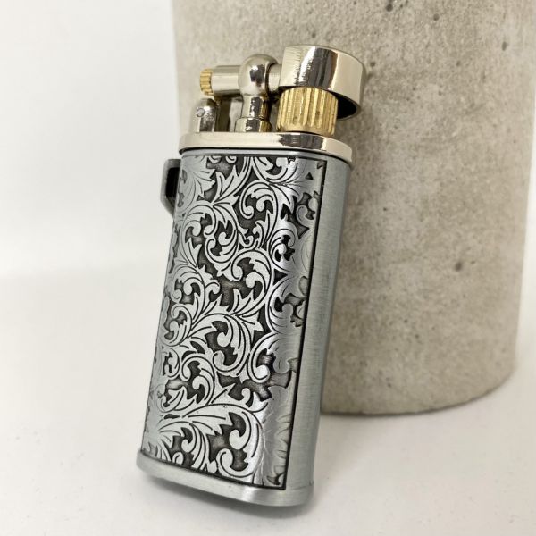 Газова запальничка Koji "Silver Lace" (Срібне мереживо)